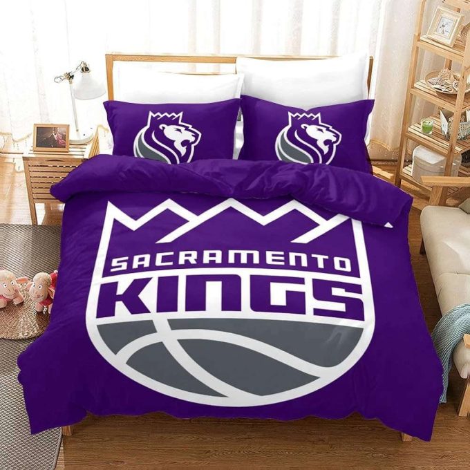 Sacramento Kings Duvet Cover Bedding Set Gift For Fans 2