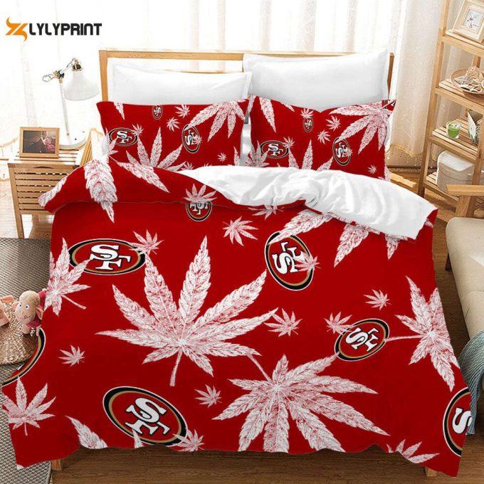 San Francisco 49Ers Duvet Cover Bedding Set Gift For Fans 1