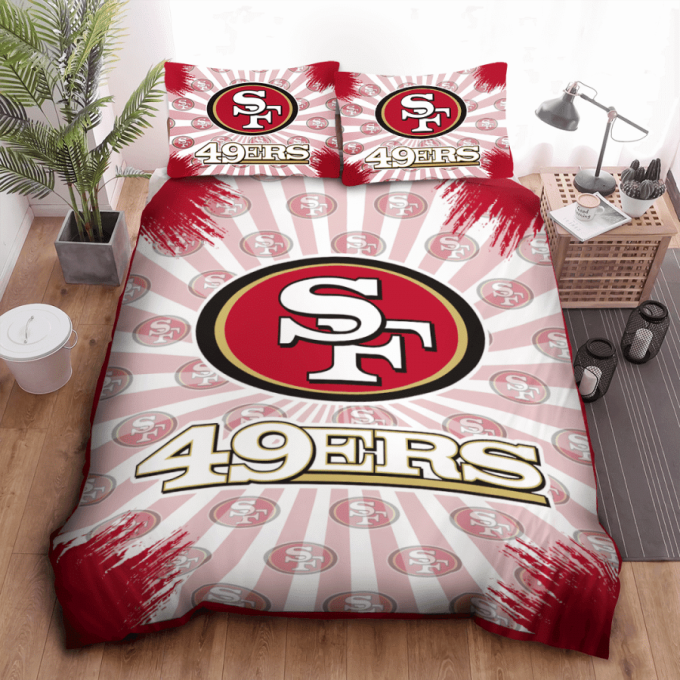 San Francisco 49Ers Duvet Cover Bedding Set Gift For Fans 2