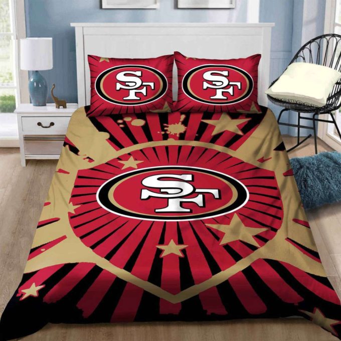 San Francisco 49Ers Duvet Cover Bedding Set Gift For Fans 2