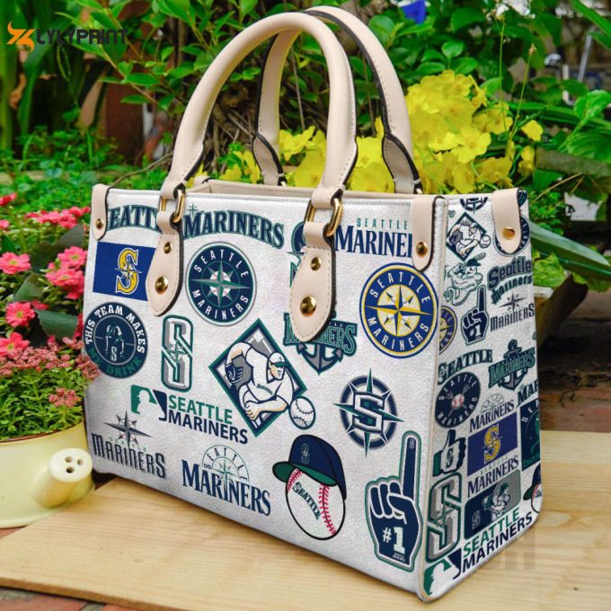 Seattle Mariners Leather Bag For Women Gift 1