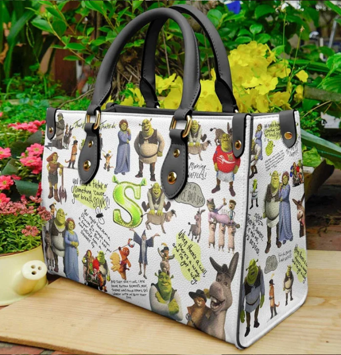 Shrek Black Leather Bag For Women Gift 2