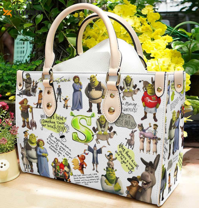 Shrek White Leather Bag For Women Gift 1