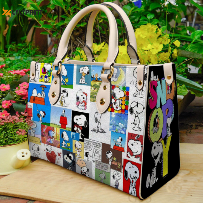 Snoopy Dog G1 Leather Bag For Women Gift 1