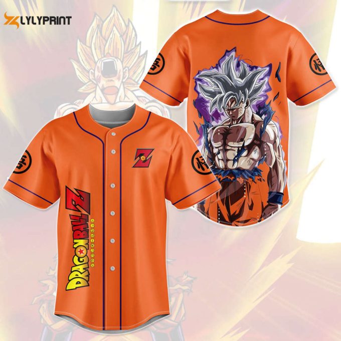 Songoku Dragon Ball Z All Over Print Unisex Baseball Jersey 1