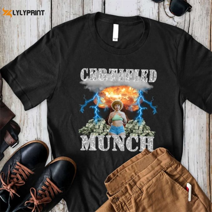 T-Shirt Proud Family Munch Women Certified Sleeve Munch Friend Ice Boy Spice Unisex Classic Gift For Men Girl 1