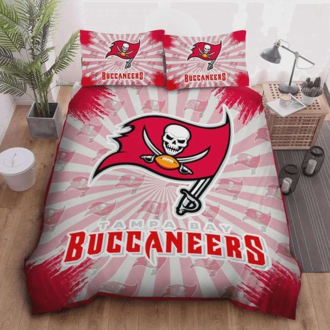 Tampa Bay Buccaneers Duvet Cover Bedding Set Gift For Fans 2