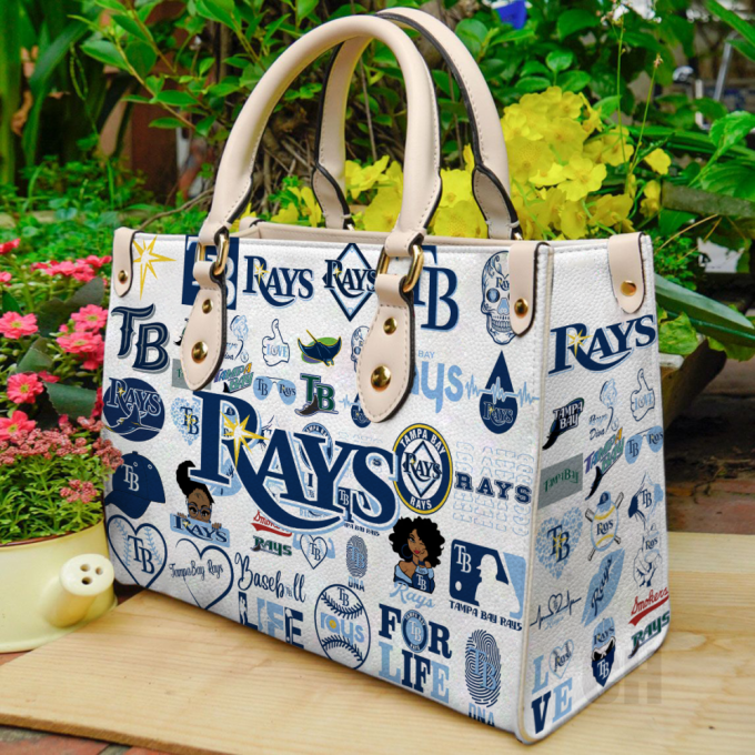 Tampa Bay Rays Leather Bag For Women Gift 2