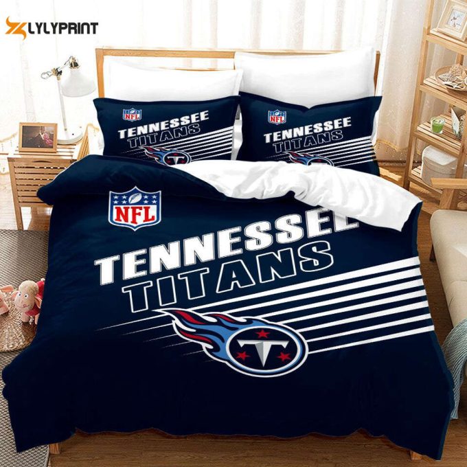 Tennessee Titans Duvet Cover Bedding Set Gift For Fans 1