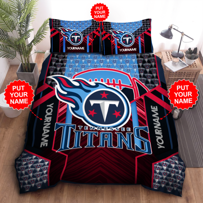 Tennessee Titans Duvet Cover Bedding Set Gift For Fans 2