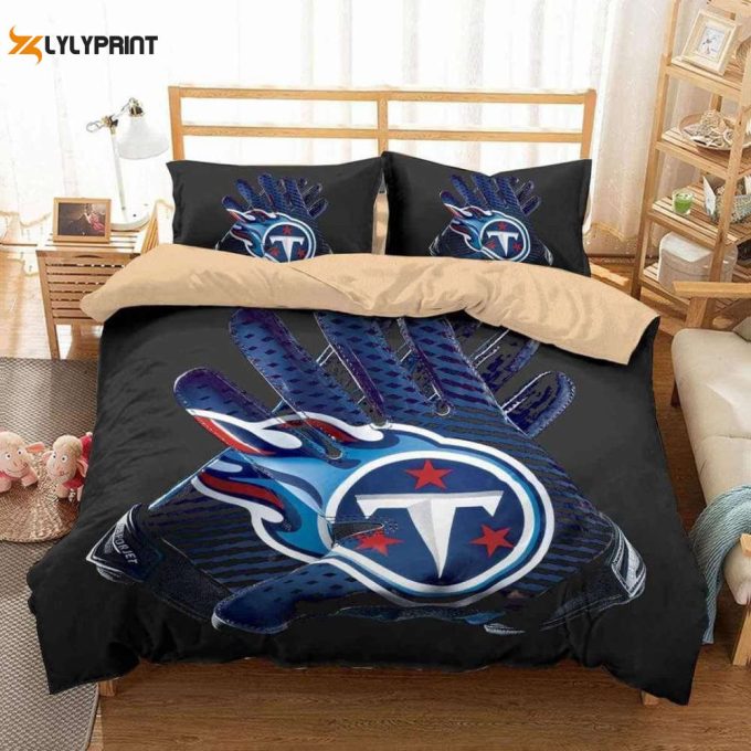 Tennessee Titans Duvet Cover Bedding Set Gift For Fans 1