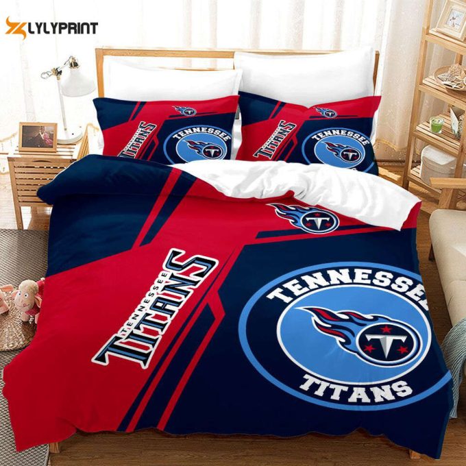 Tennessee Titans Duvet Cover Bedding Set Gift For Fans 1