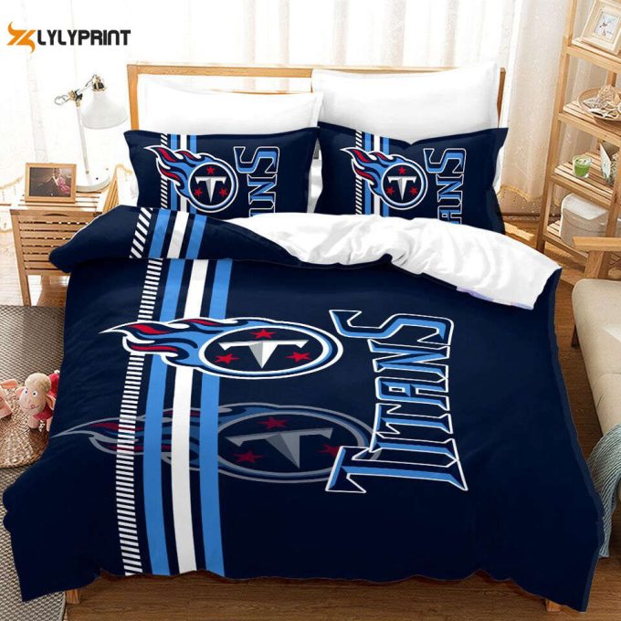 Tennessee Titans Duvet Cover Bedding Set Gift For Fans 1