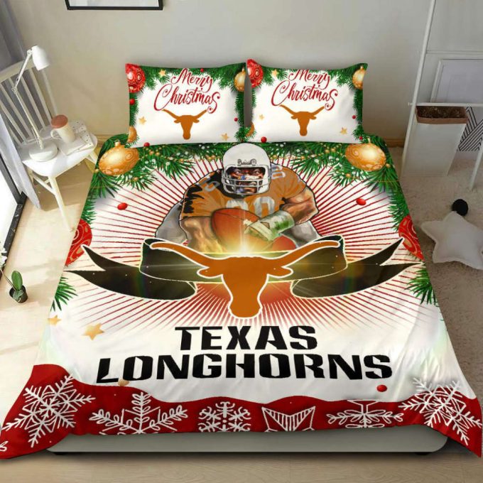 Texas Longhorns Duvet Cover Bedding Set Gift For Fans 2