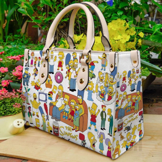 The Simpsons Leather Bag For Women Gift 2