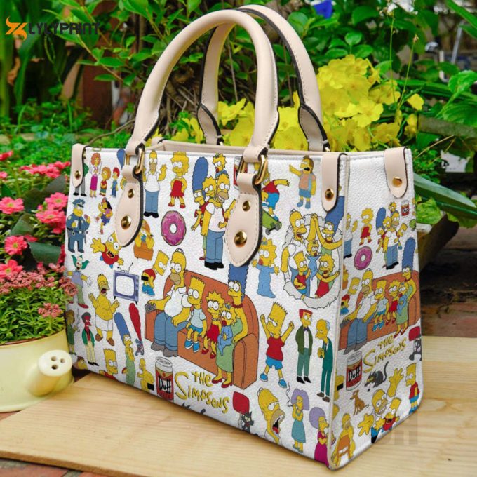 The Simpsons Leather Bag For Women Gift 1