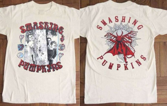 Vintage Smashing Pumpkins 90S Tour Concert T-Shirt: Rock The 90S With Iconic Pumpkins 1