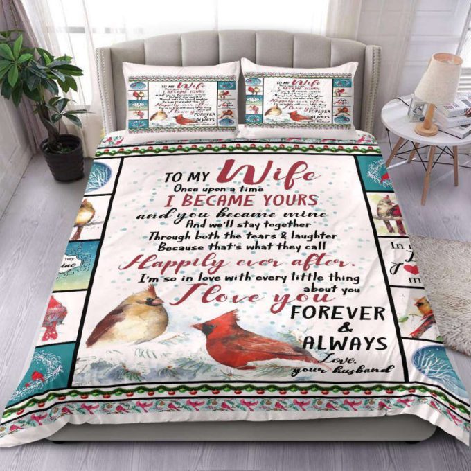 To My Wife Once Upon A Time Duvet Cover Bedding Set Gift For Fans 2