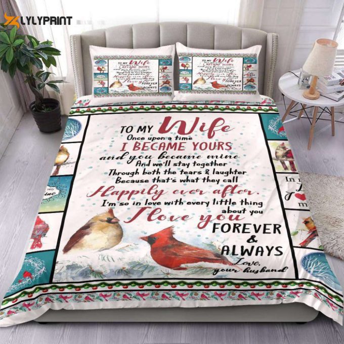 To My Wife Once Upon A Time Duvet Cover Bedding Set Gift For Fans 1