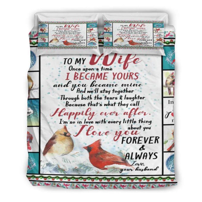 To My Wife Once Upon A Time Duvet Cover Bedding Set Gift For Fans 8