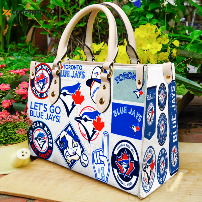 Toronto Blue Jays Leather Bag For Women Gift 1