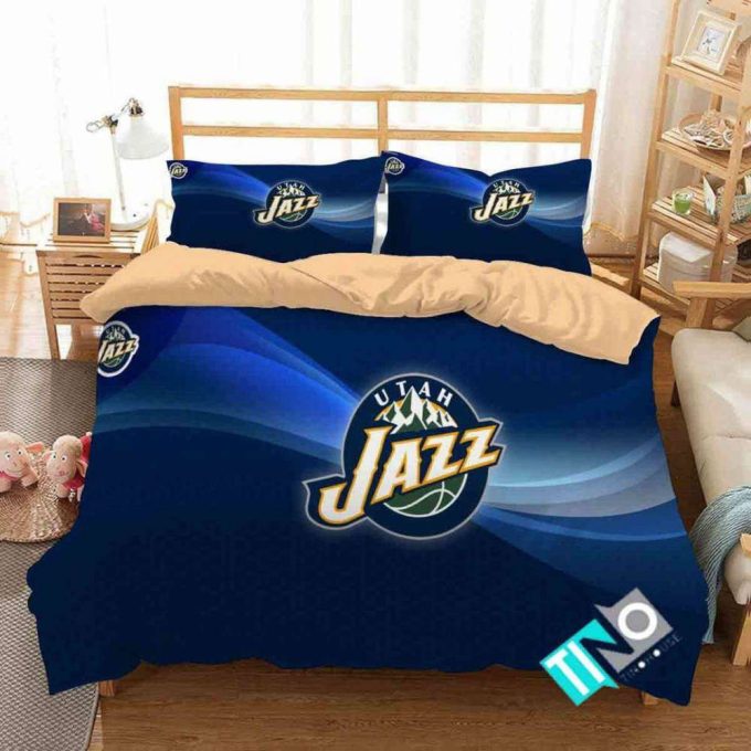 Utah Jazz Duvet Cover Bedding Set Gift For Fans 2