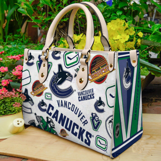 Vancouver Canucks Leather Bag G95 2