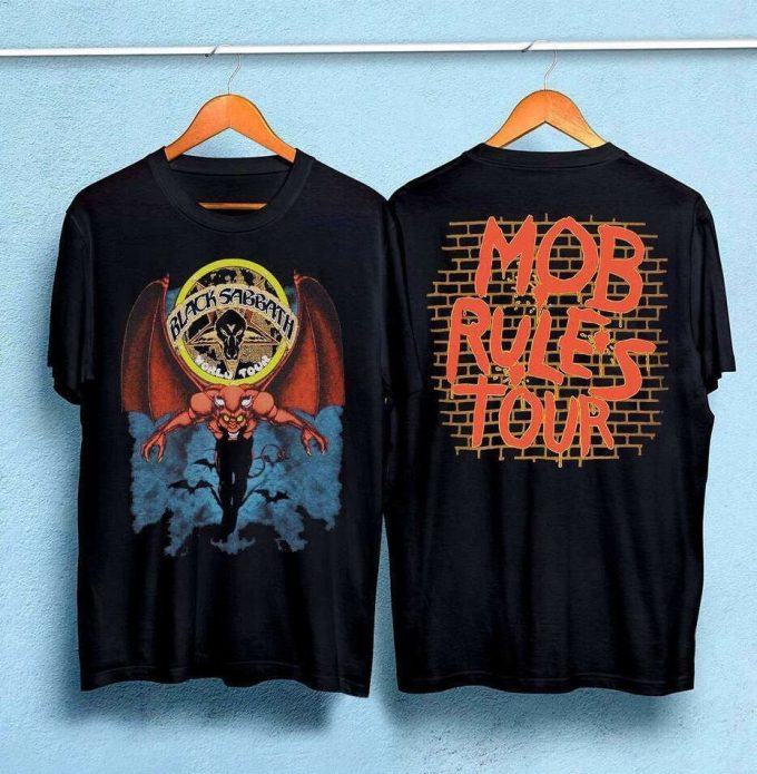 Authentic Vintage 1981 Black Sabbath Mob Rules Tour T-Shirt - Iconic Rock Memorabilia 1