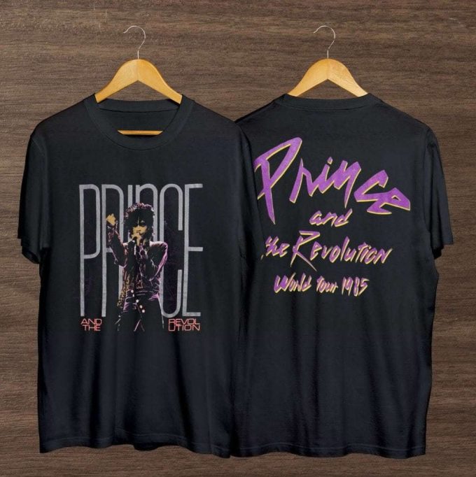 Vintage 1985 Prince Purple Rain World Tour Shirt - Iconic &Amp;Amp; Rare Collectible! 1