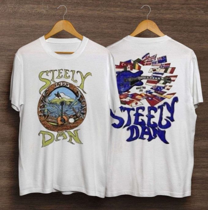 Authentic Vintage Steely Dan 1993 World Tour T-Shirt - Perfect For Steely Dan Fans! 1