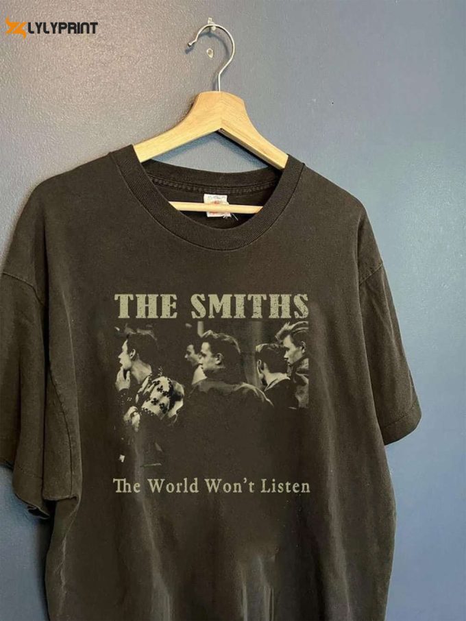 Vintage The Smiths Aesthetic T-Shirt - Retro The Smiths Shirt - The Smiths Shirt 80S Retro Musical Vintage T-Shirt 1