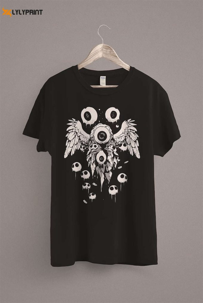 Weirdcore Eyeball T-Shirt | Dreamcore Aesthetic | Grunge Clothing | Edgy Trippy Shirt | Horror Egirl Clothes | Dark Pastel Goth 1