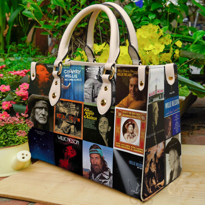 Willie Nelson Leather Bag For Women Gift 2