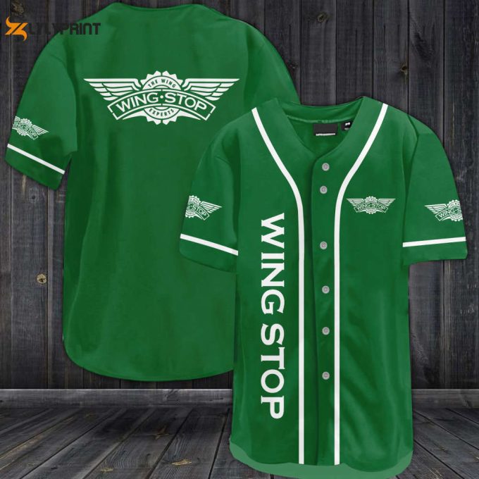 Wingstop Restaurants Baseball Jersey 1