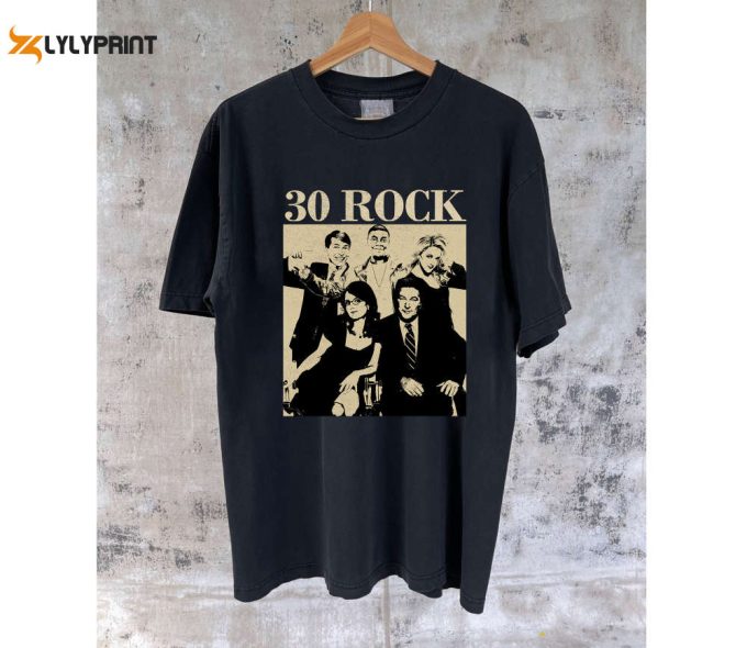 Vintage 30 Rock Movie Hoodie &Amp;Amp; Tee: Unisex T-Shirt For Rock Fans 1