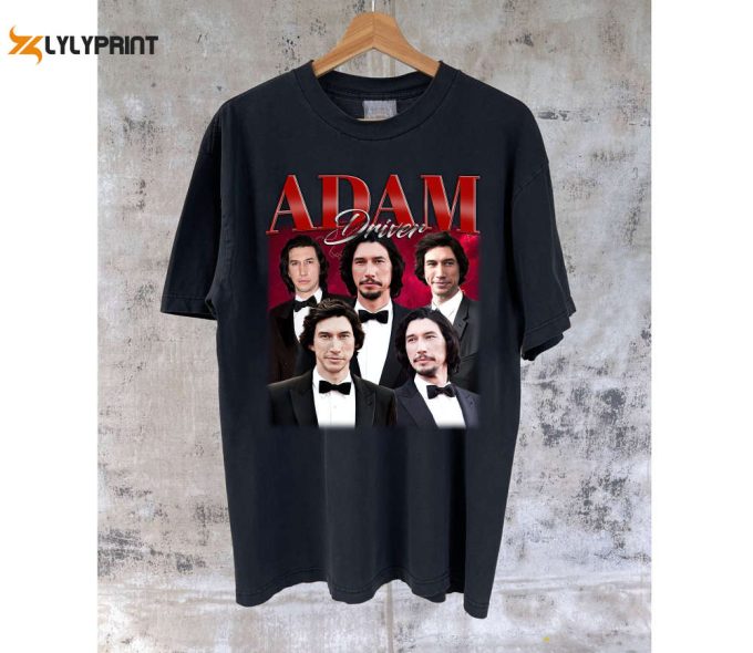 Adam Driver T-Shirt: Unisex Character Tee For Modern Homage 1