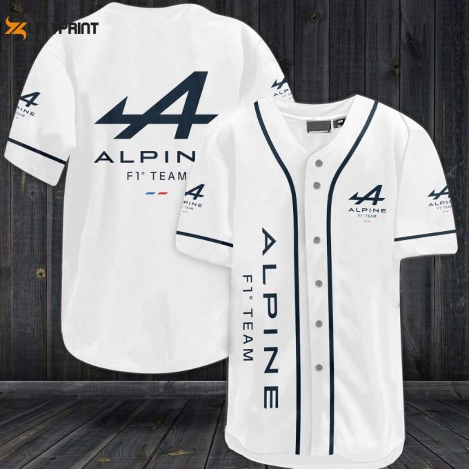 Alpine F1 Team Baseball Jersey - Perfect Gift For Men &Amp;Amp; Women Racing Enthusiasts 1