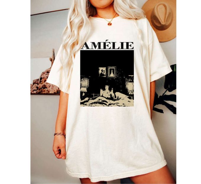 Amélie Vintage T-Shirt Hoodie &Amp; Tee - New Movie Unisex Spooky Sweatshirt 2