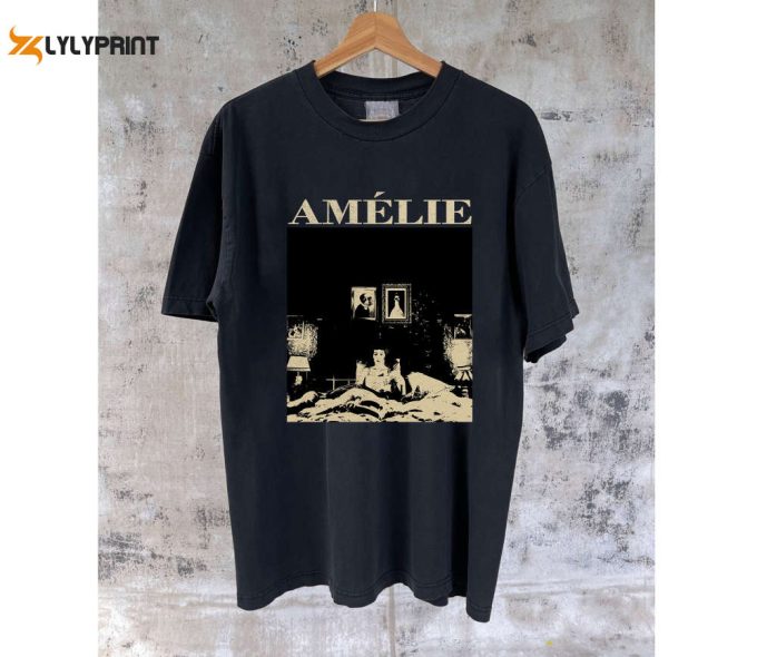 Amélie Vintage T-Shirt Hoodie &Amp;Amp; Tee - New Movie Unisex Spooky Sweatshirt 1