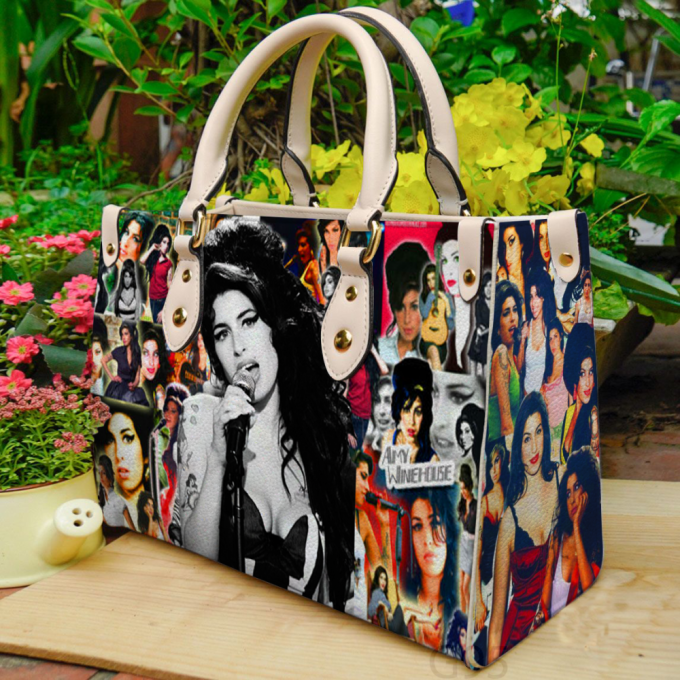 Amy Winehouse Leather Hand Bag Gift For Women'S Day: Perfect Women S Day Gift - G95 2