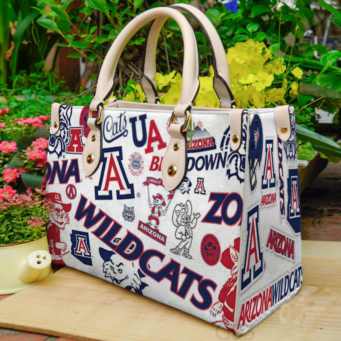 Arizona Wildcats Leather Handbag Gift For Women 2