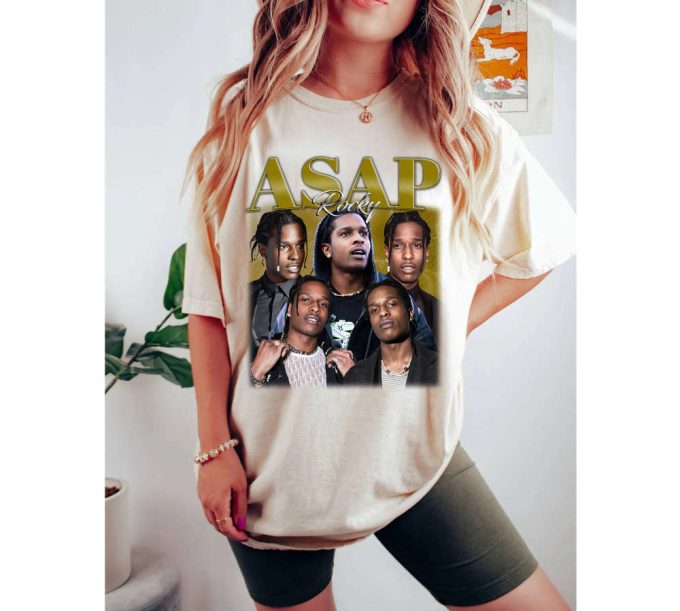 Asap Rocky T-Shirt: Super Star Unisex Tee &Amp; Sweater - Rapper Shirt &Amp; Fan Apparel 2