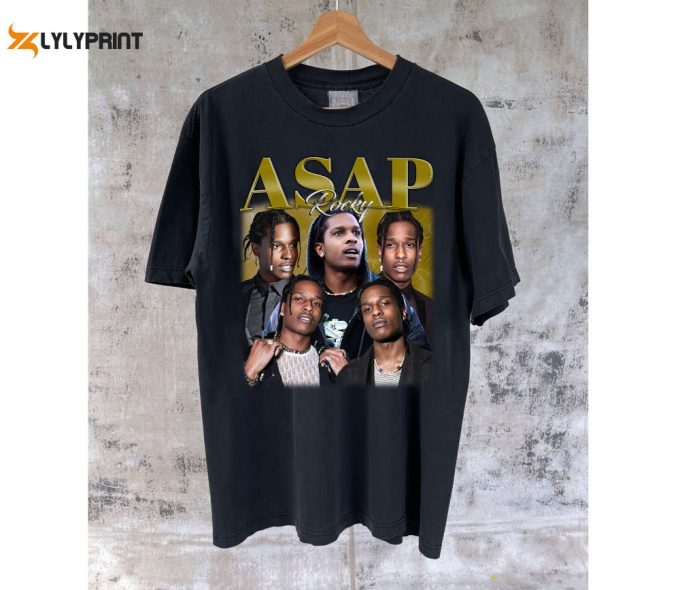 Asap Rocky T-Shirt: Rapper Shirt Tee Sweater Fan Super Star Unisex 1