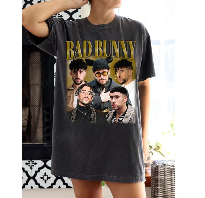 Bad Bunny T-Shirt: Unisex Singer Tee &Amp; Fan Actor Sweater - Shop Bad Bunny Tees! 2