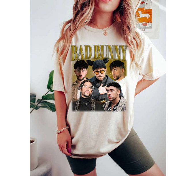 Bad Bunny T-Shirt: Unisex Singer Tee &Amp; Fan Merch With Sweater &Amp; Tees Options 2