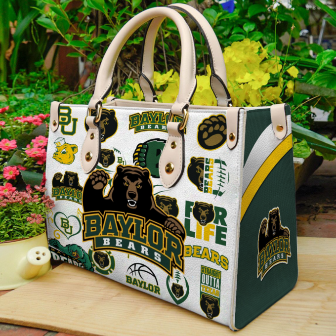 Baylor Bears 3 Leather Handbag Gift For Women 2