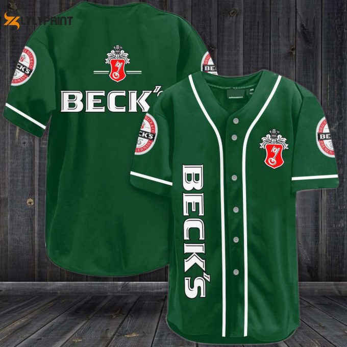 Beck'S Beer Baseball Jersey 1