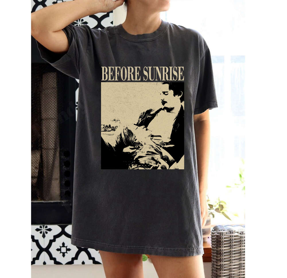 Before Sunrise Movie Merch: Vintage T-Shirt Hoodie Tee & Sweater