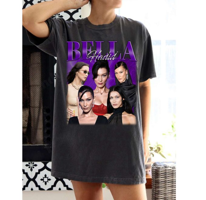 Bella Hadid T-Shirt: Stylish Tees &Amp; Sweater For Female Fans 2