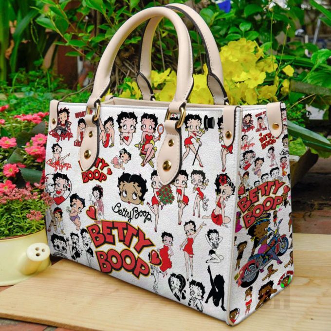 Betty Boop Leather Handbag Gift For Women 2